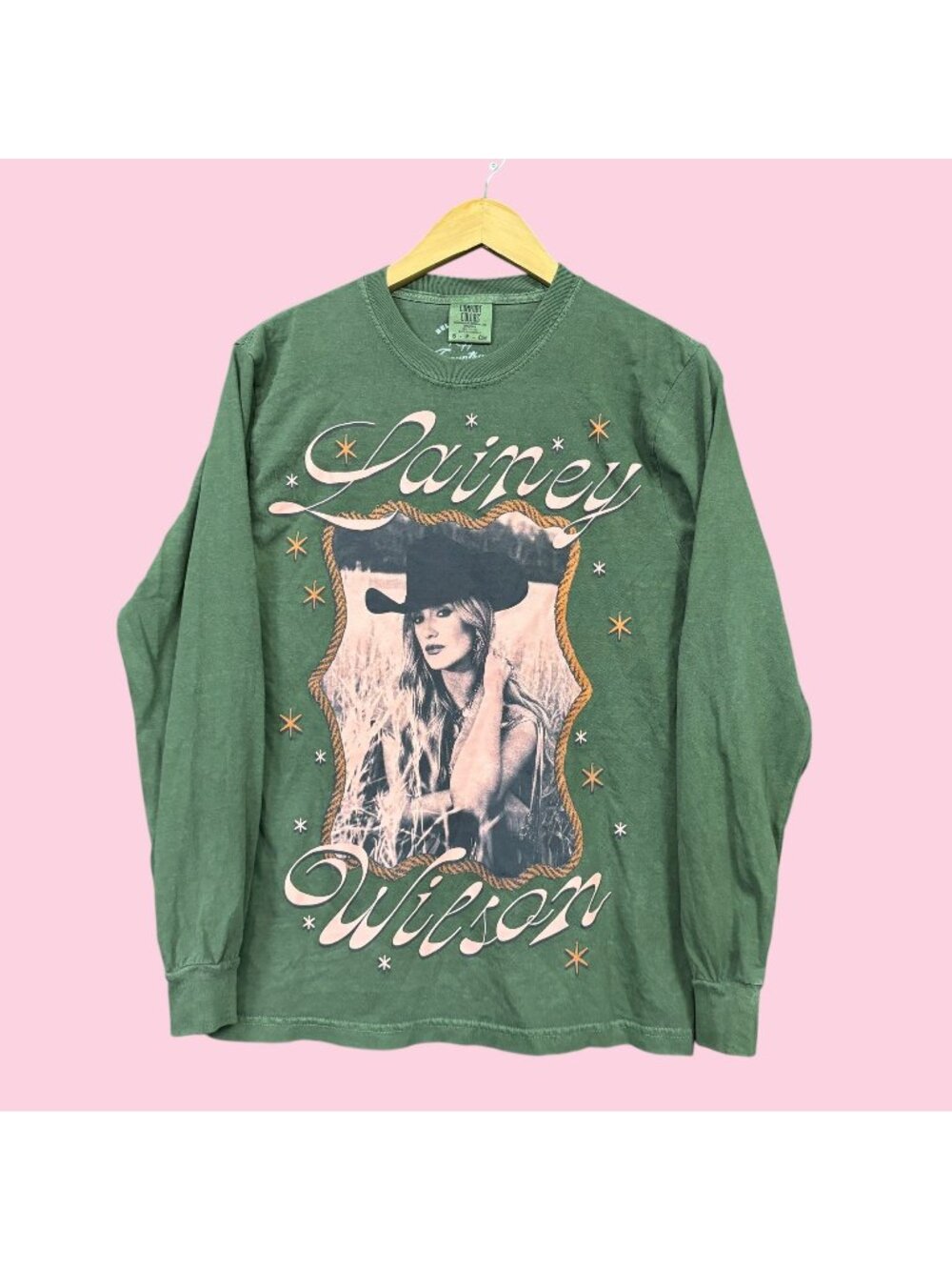 Lainey Wilson Whirlwind World Tour Country LS Tee S